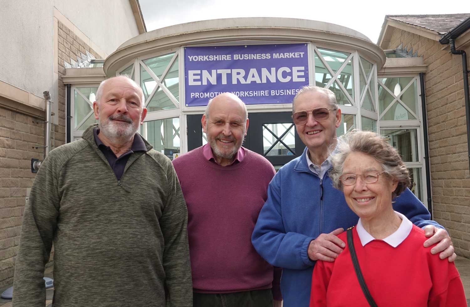 Steve Scarre, Granville Simpson, Brian Dunsby and Berly Dunsby