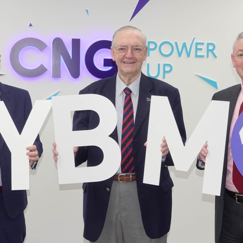 martin Needham, CNG Commercial Director; Brian Dunsby OBE, Yorkshire Business Market Organiser; and Mark Lancaster, Yorkshire Business Market Chairman.