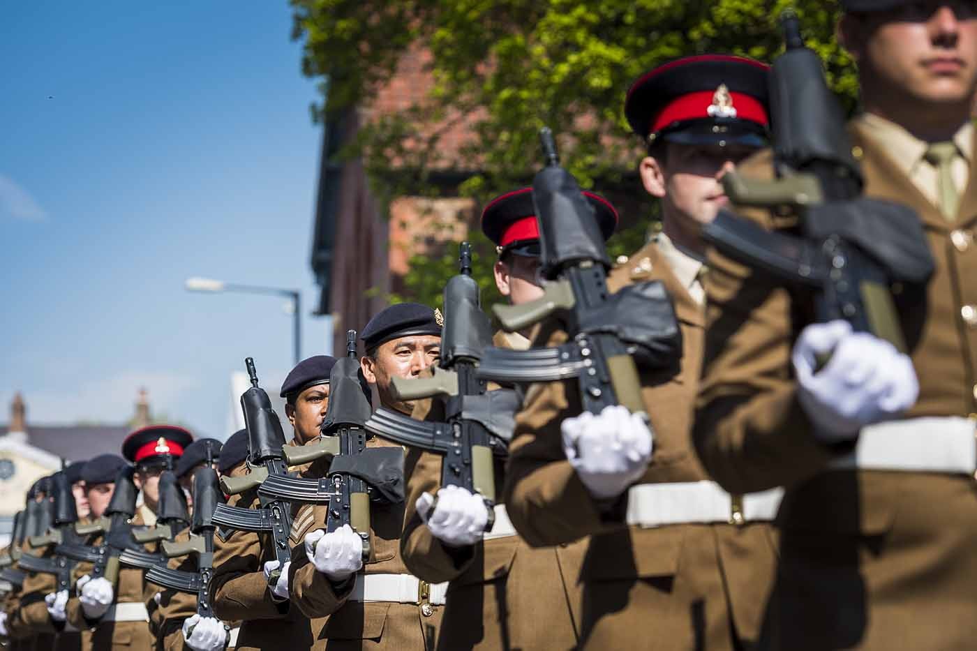 Boroughbridge salutes the soldiers on Freedom Parade