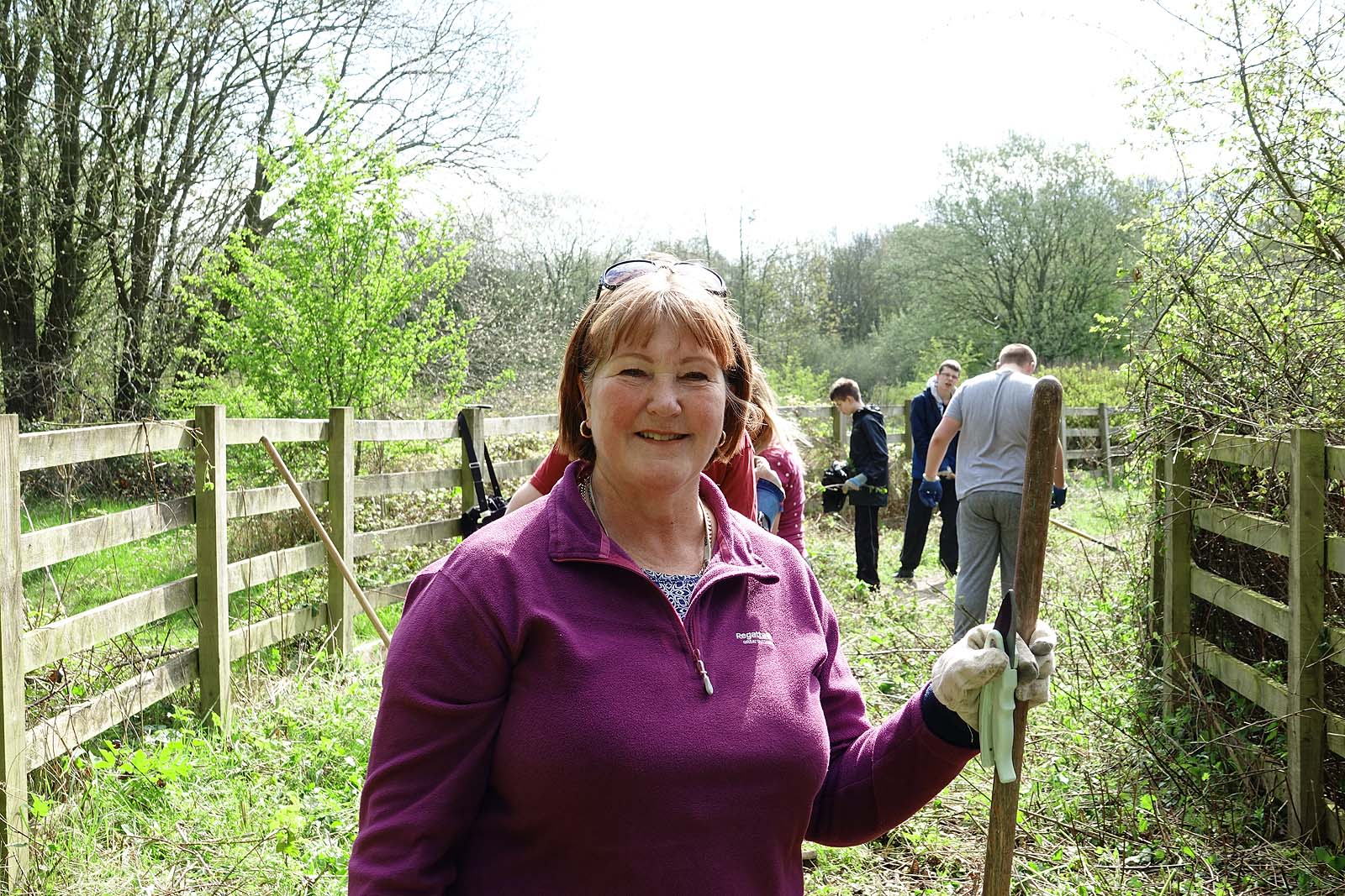 Bev Roe, the lead for behaviour at the Forest School