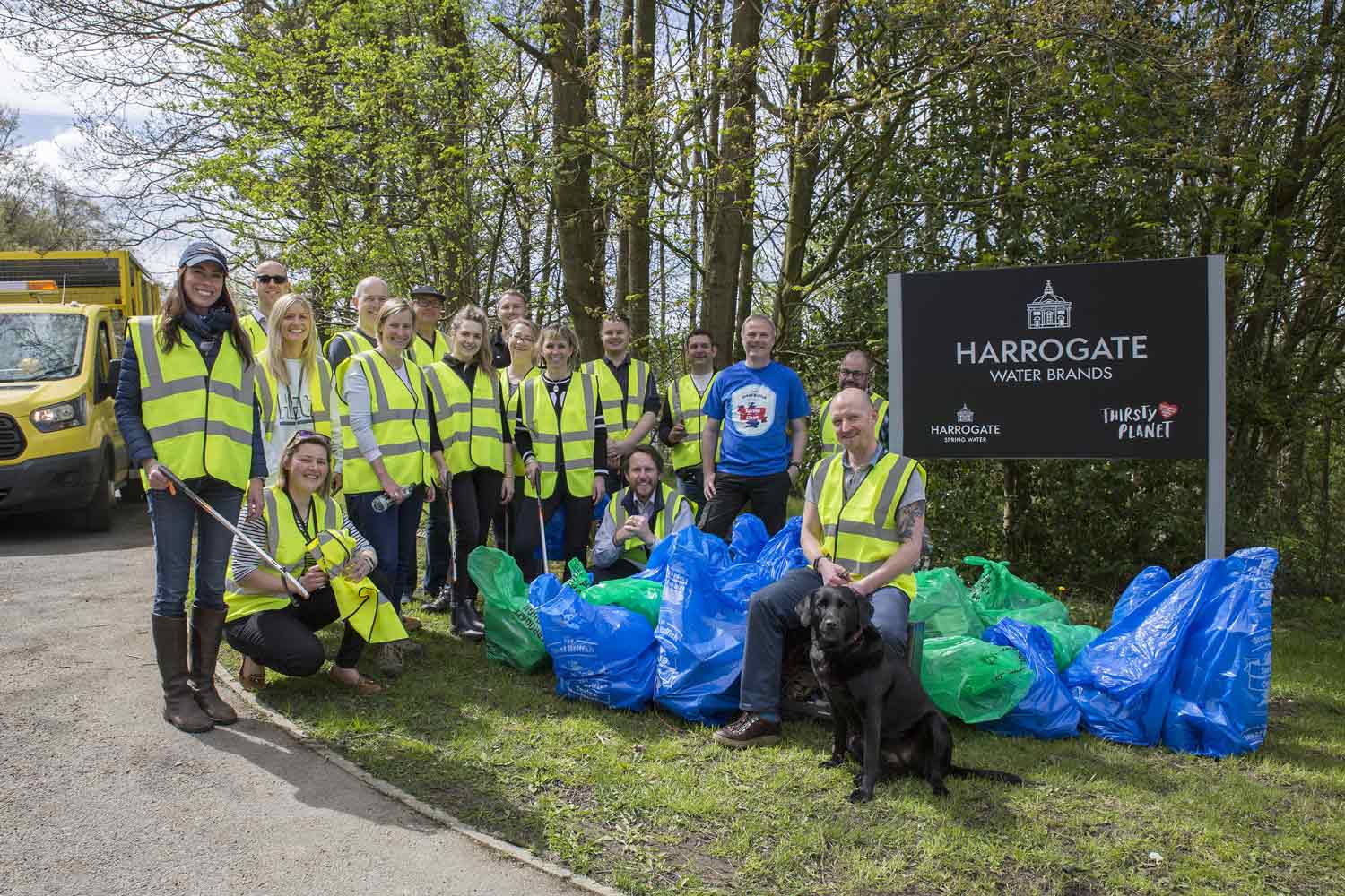 Harrogate Water staff with Richard McIlwain