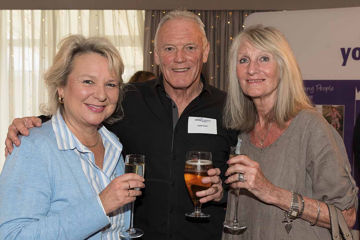 Kathryn Apanowicz, Eddie and Linda Gray