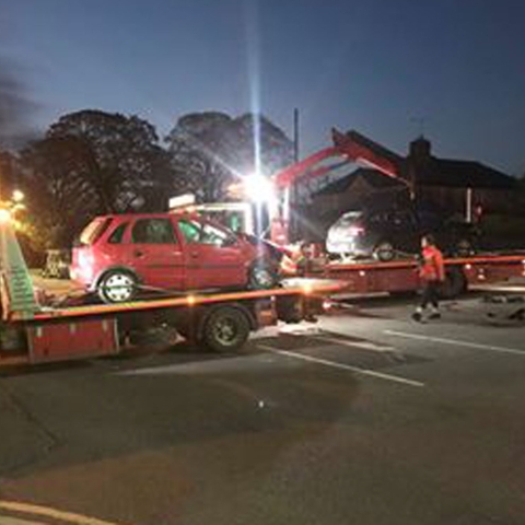 Harrogate collision between police vehicle and Vauxhall Corsa leaves 79-year-old lady in hospital with multiple injuries