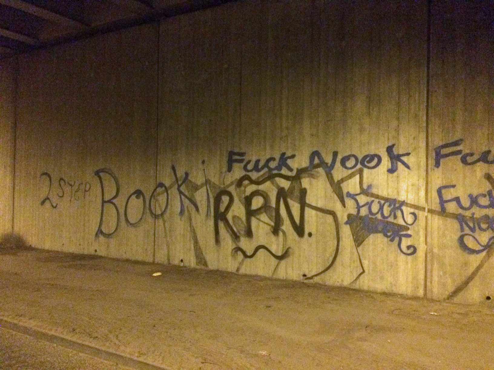 Police appeal to find Boroughbridge graffiti vandals