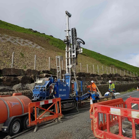 Investigations being carried out at the site earlier this week