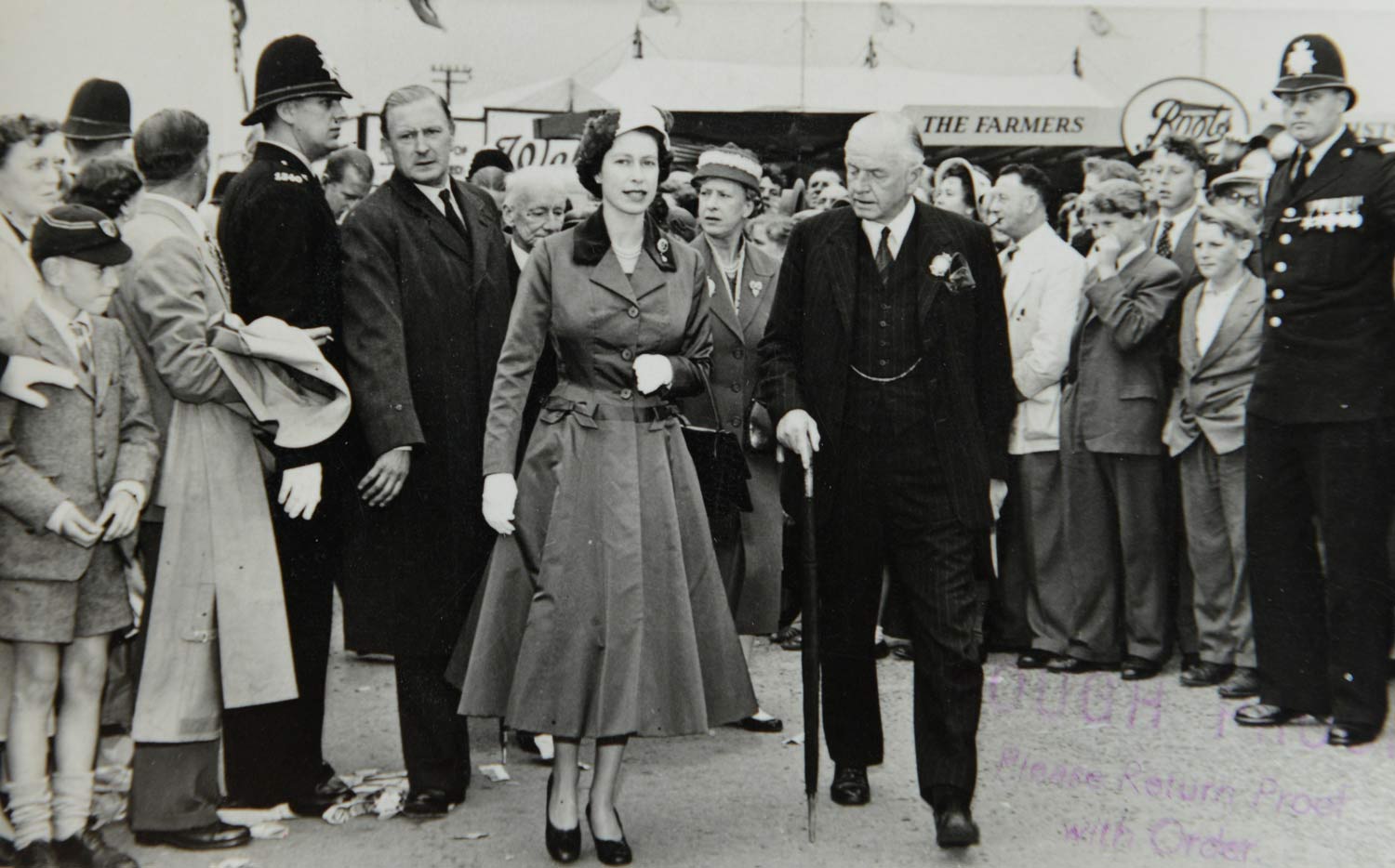 Royal Visit 1957 - Great Yorkshire Show in Harrogate