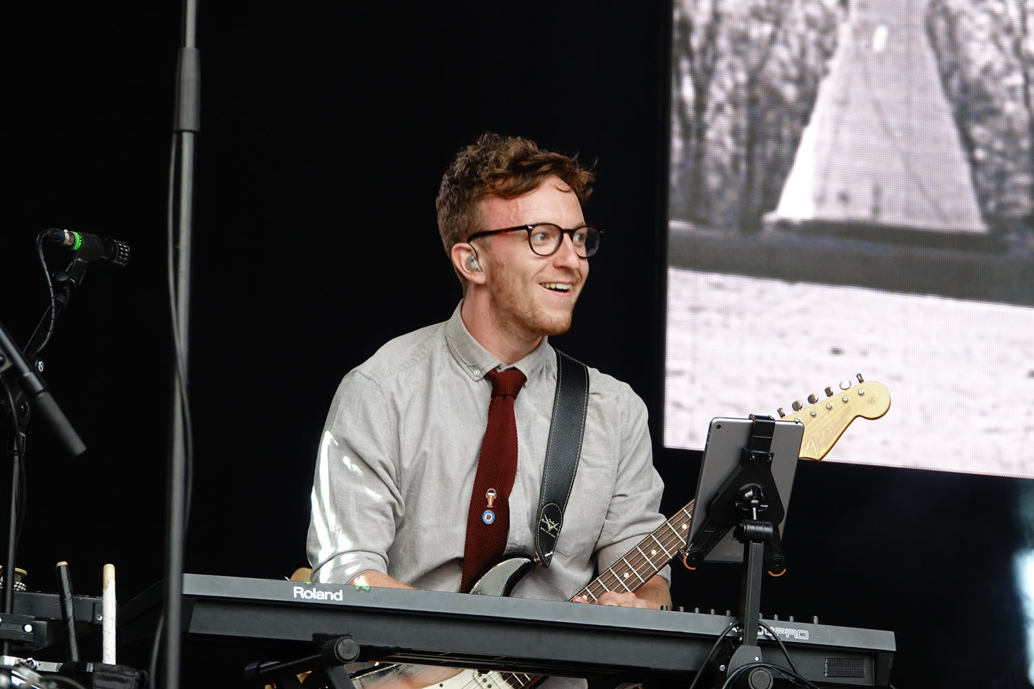 Public Service Broadcasting on the main stage at Deer Shed 2018