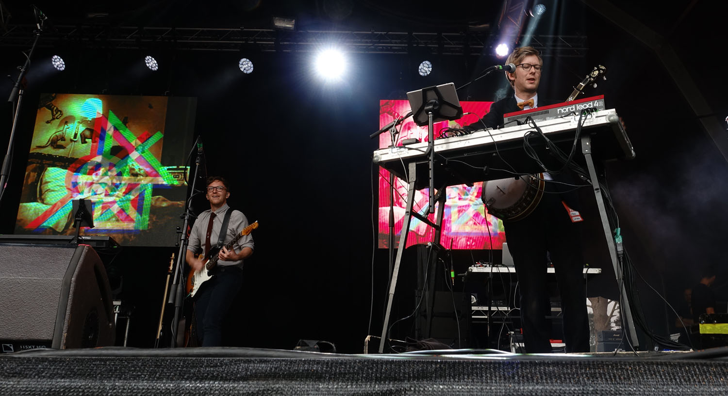 Public Service Broadcasting on the main stage at Deer Shed 2018