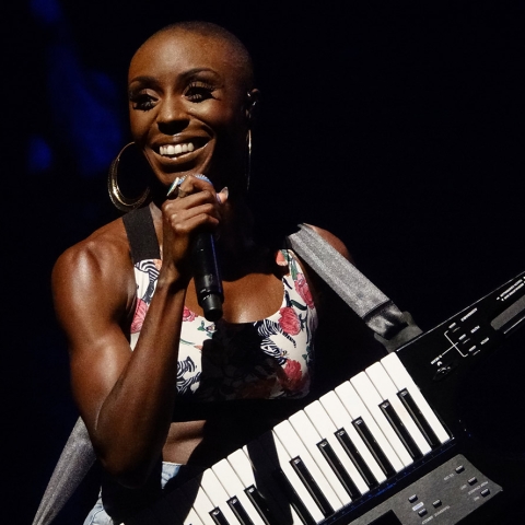 Laura Mvula at the Royal Hall in Harrogate