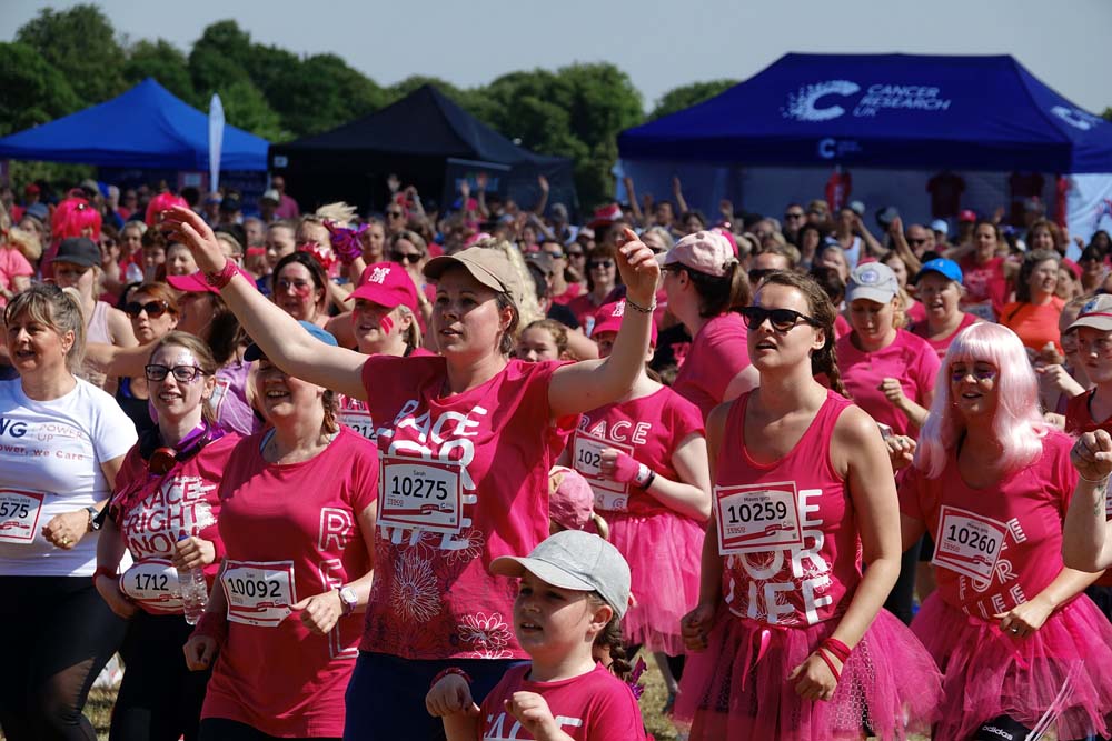 race for life Harrogate cancer research