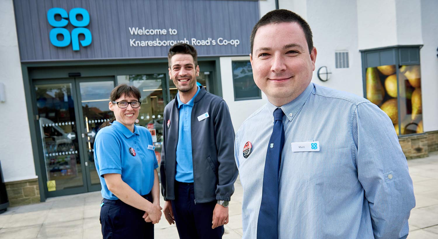 Matt Smith, Co-op Store Manager, Knaresborough Road Co-op in Harrogate