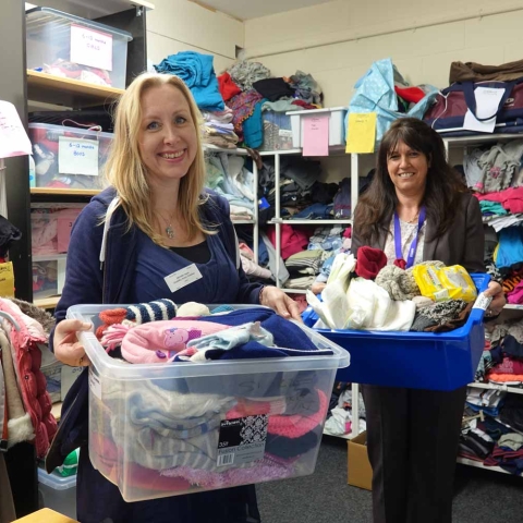 Banking On Support! Michelle Hayes, Kingdom Life Director, St Mark’s Church and Disability Action Yorkshire Training Manager, Denise Baynton