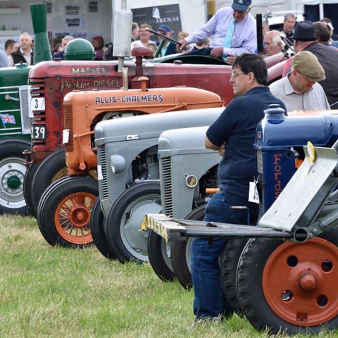 Vintage tractors on display at last year’s Tockwith Show