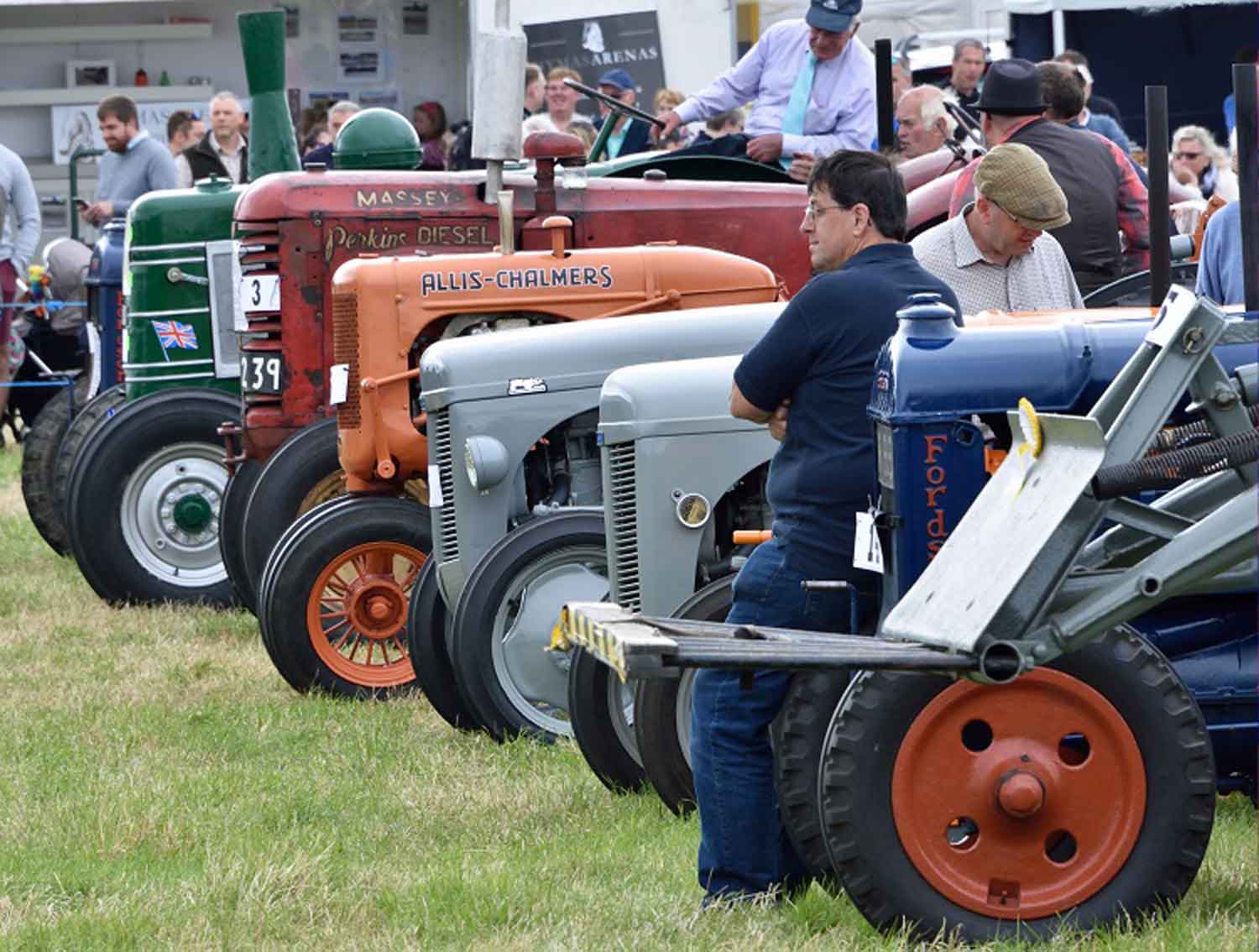 Vintage tractors on display at last year’s Tockwith Show