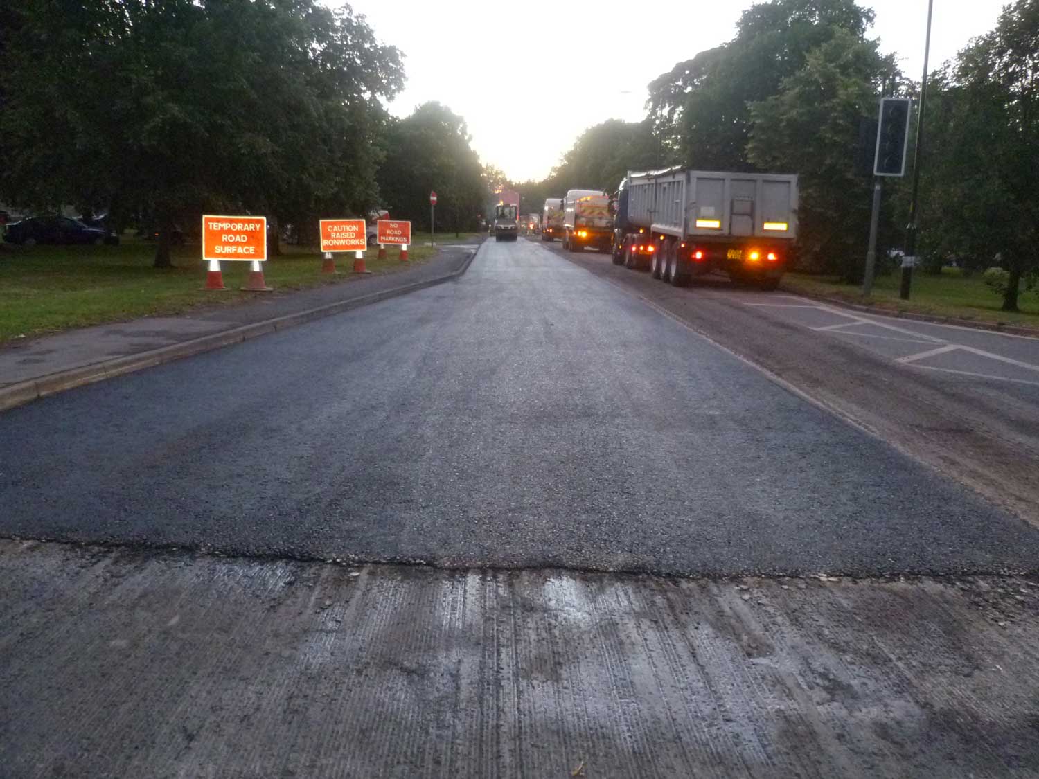 Resurfacing work progressing well in Harrogate