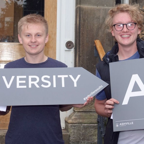 Harry Roberts and Will Hall collected seven A grades between them and both are now going to Warwick University to study computer science and biology respectively