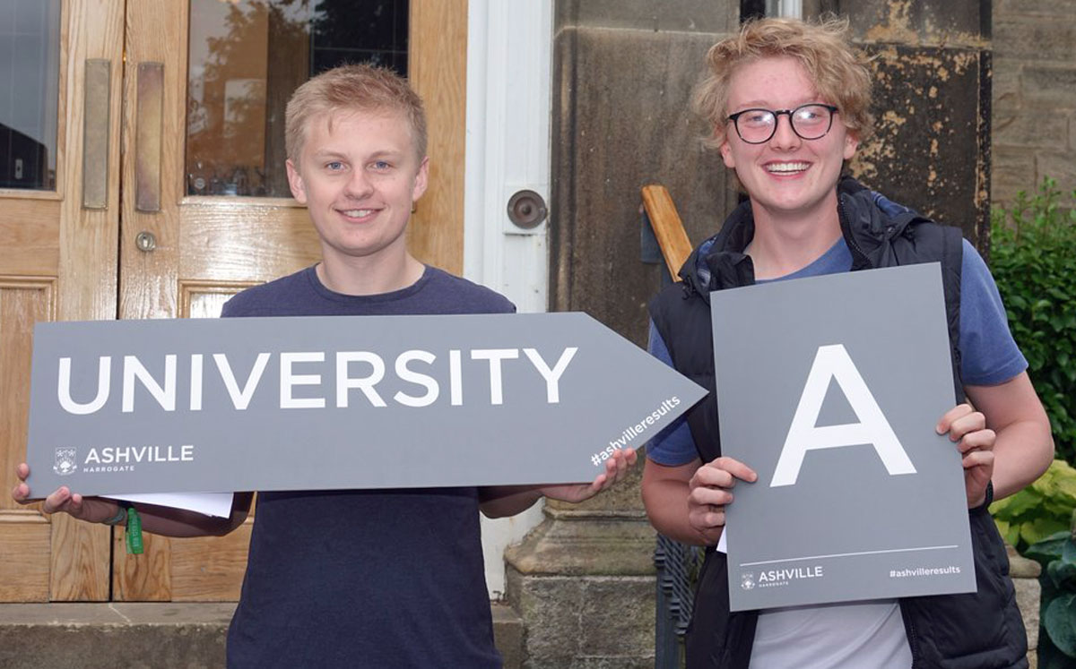 Harry Roberts and Will Hall collected seven A grades between them and both are now going to Warwick University to study computer science and biology respectively