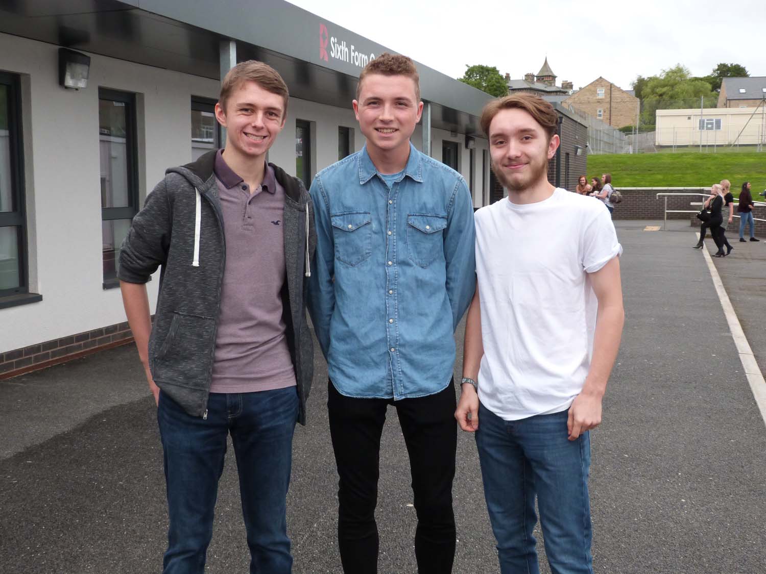 Matthew Petty (AAB) will be studying Maths and Economics at Newcastle University, while Jamie Blundell (BBC) and Jamie Shakespeare (ACC) will both study Civil Engineering, at Liverpool and Salford respectively