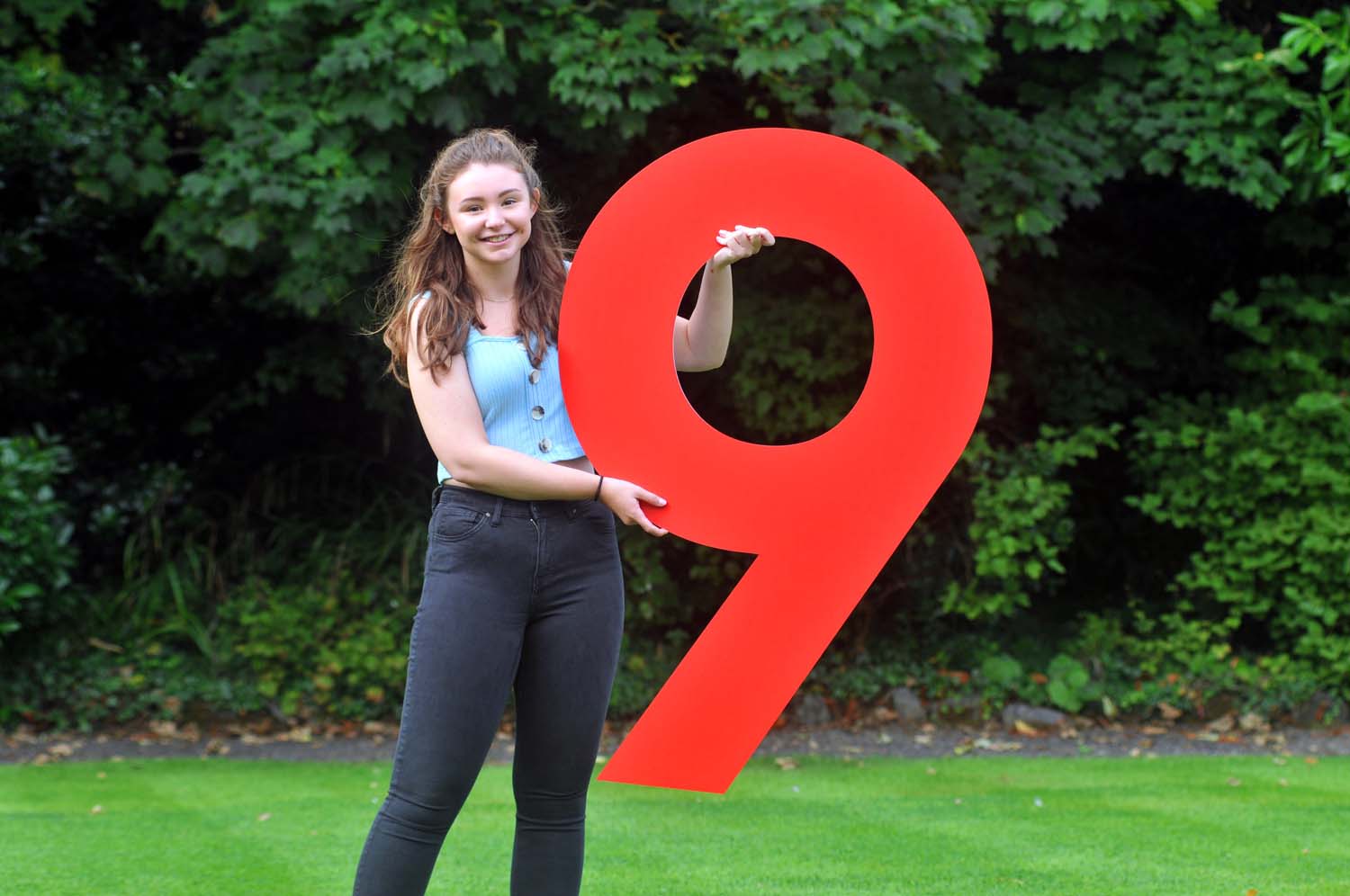 Harrogate Ladies’ College pupil, Hannah Tunnicliffe, celebrates 10A* and 1 A grade at GCSE