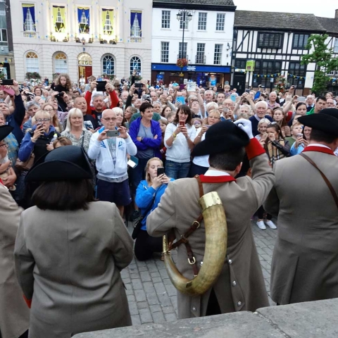 Ripon Hornblowers - Yorkshire Day in Ripon 2018