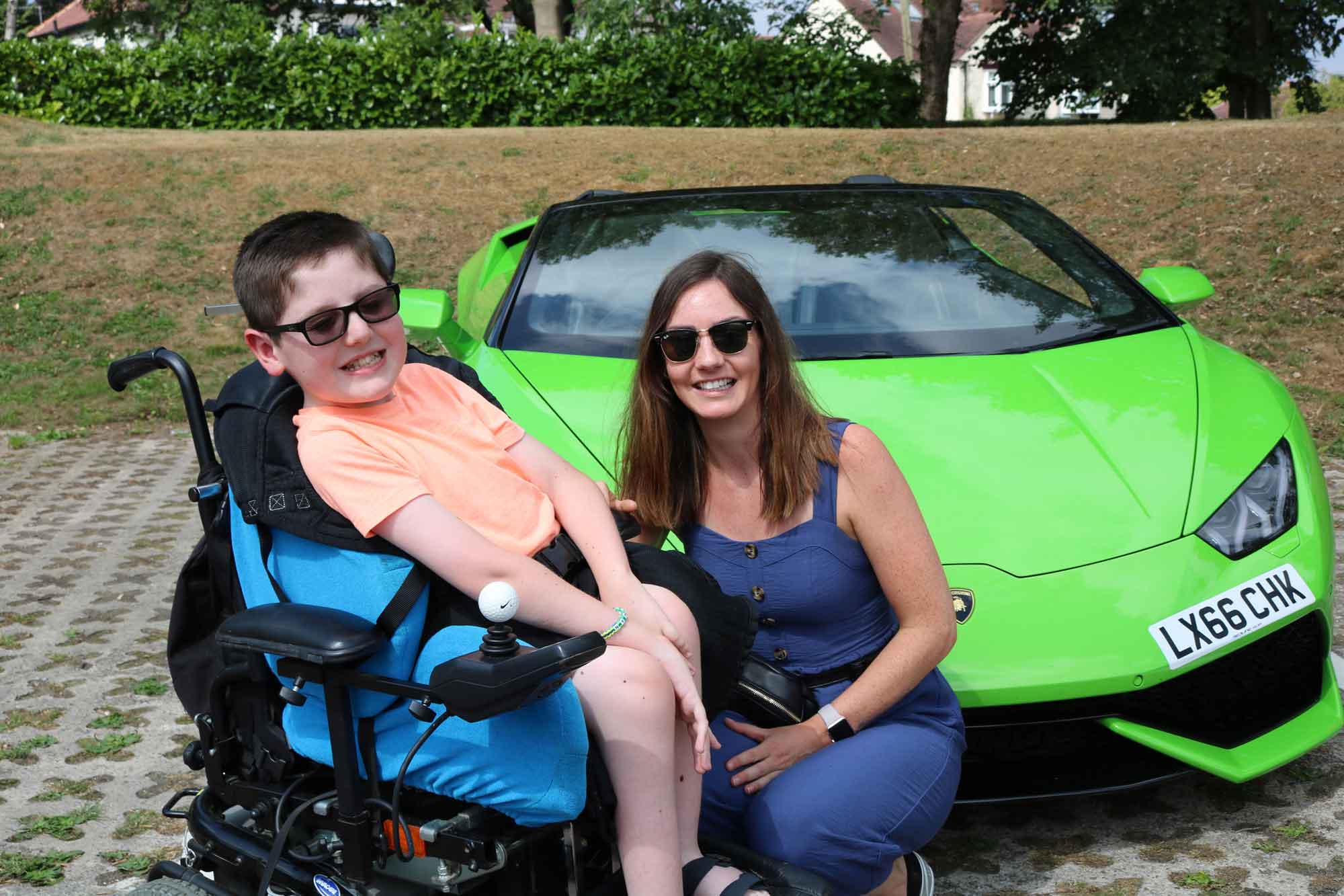 Ethan and his mum Lisa