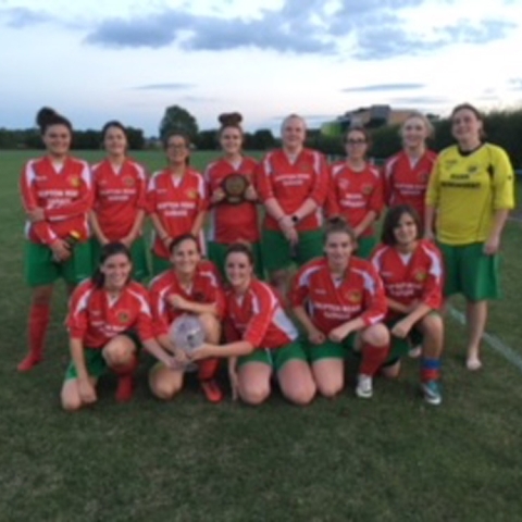 Railway ladies with the Jim Robinson trophy