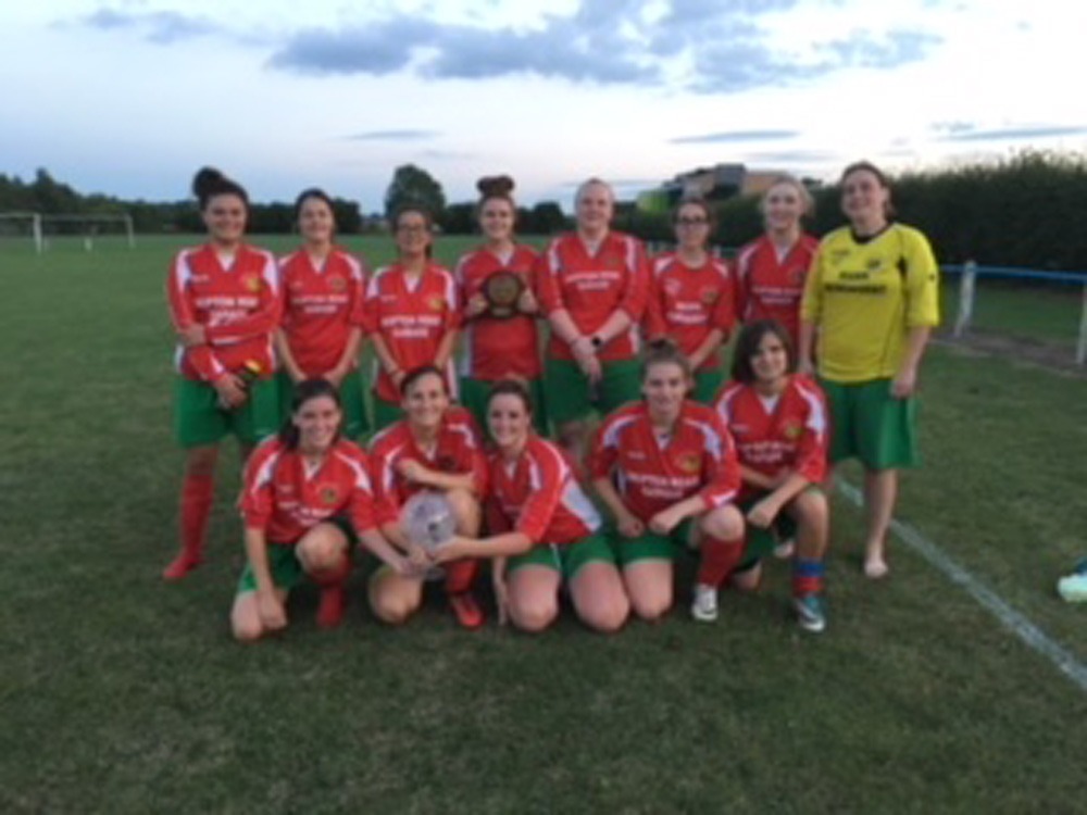 Railway ladies with the Jim Robinson trophy