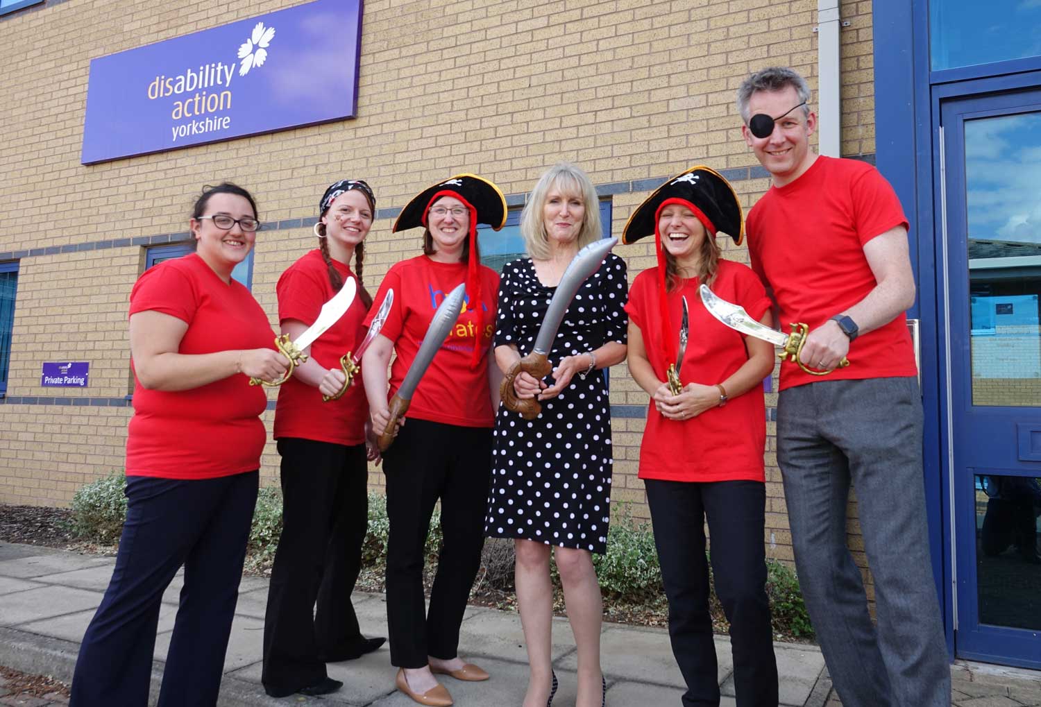 Ahoy There! Pictured from left are Charlotte Maxwell-Warrior, Fiona Klimek, Sarah Wearing, Jackie Snape, Alice FitzGerald and Richard Clarkson