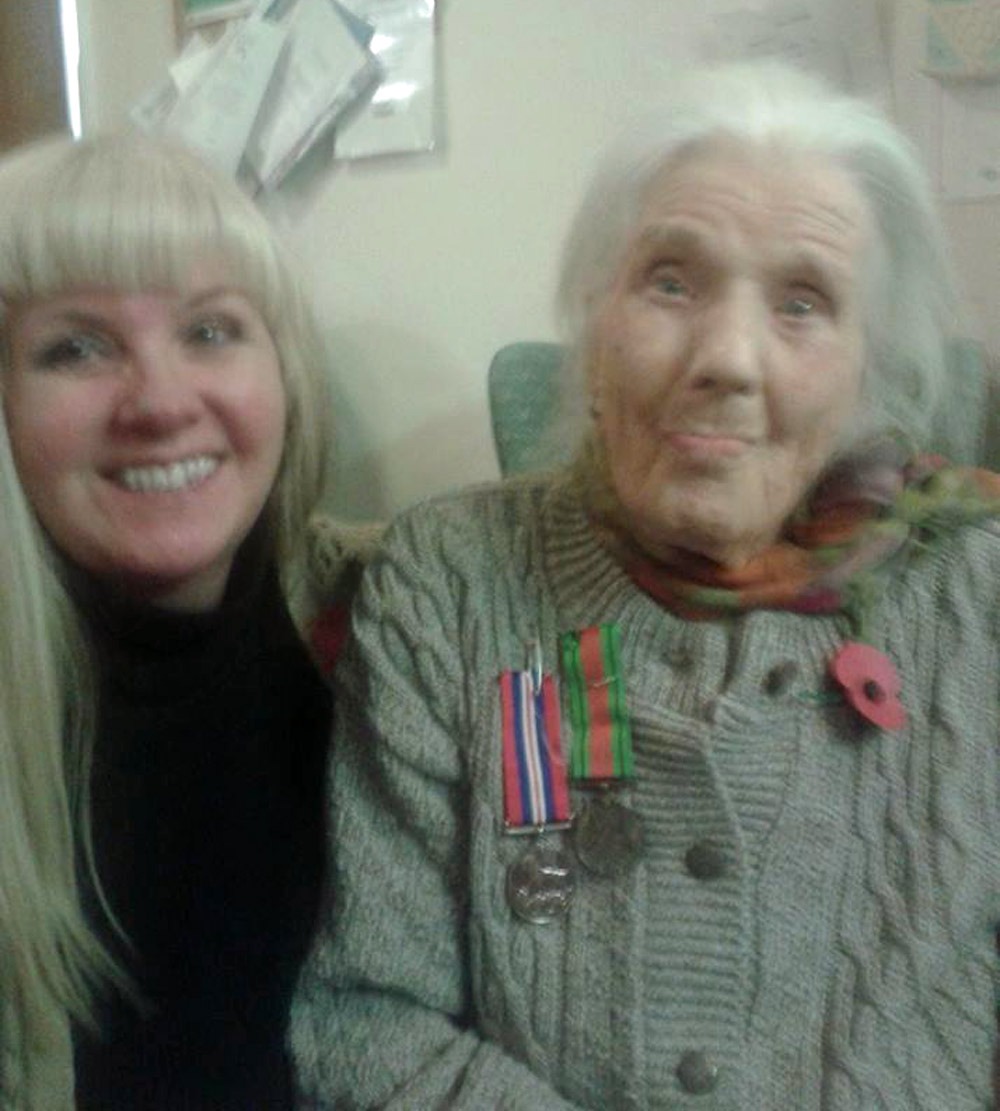 Sharon with her mum, Margaret