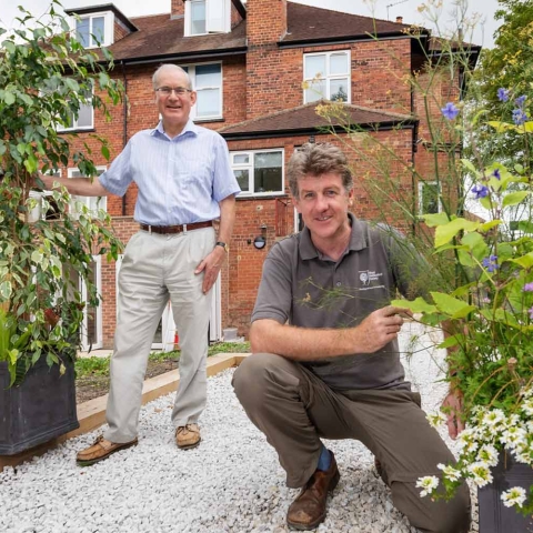 Nigel McClea of Wellspring and Paul Cook of RHS Harlow Carr