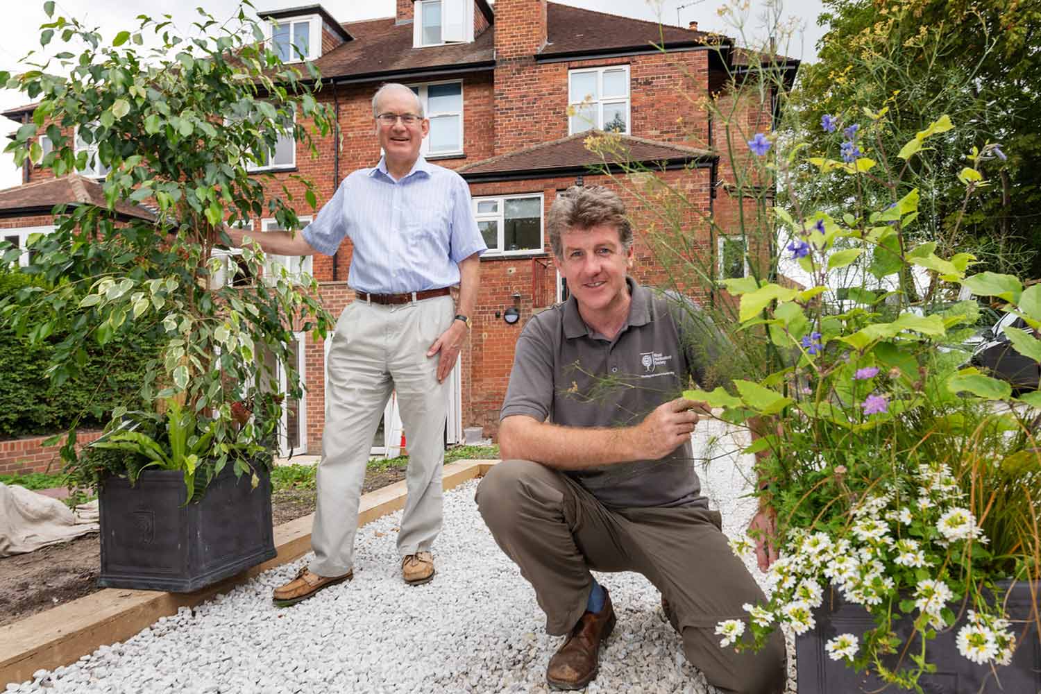 Nigel McClea of Wellspring and Paul Cook of RHS Harlow Carr