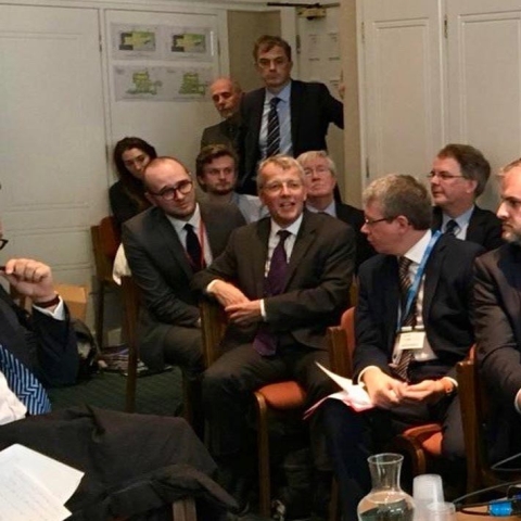 Julian Smith MP attends meeting to discuss reopening of the Skipton to Colne line