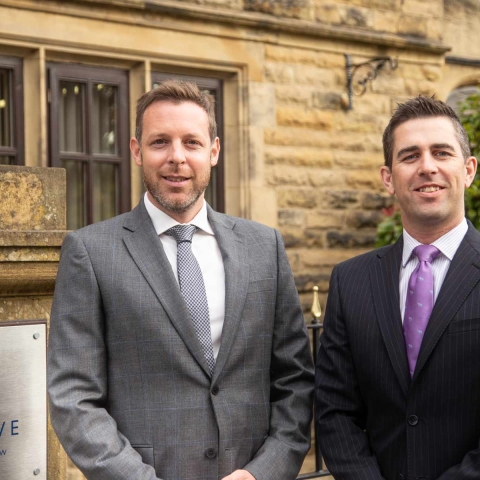 Matthew Miles, Senior Solicitor and David Milburn, Managing Partner of the Stowe Family Law office in Harrogate