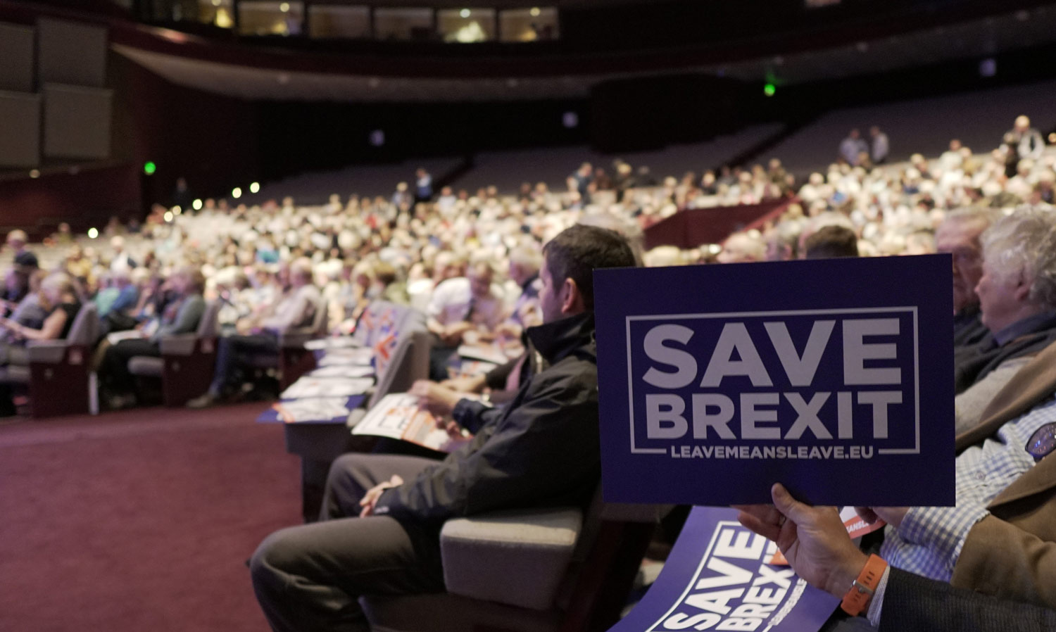 Leave Means Leave in Harrogate Rally