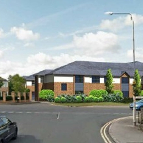 Artist impression of Windsor Court on Sandbeck Way in Wetherby