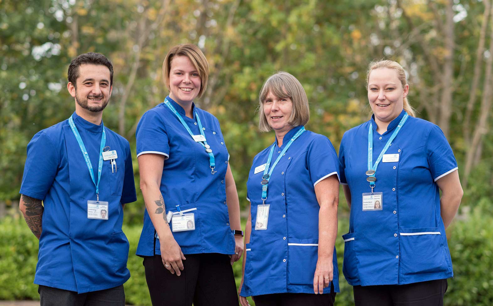 Members of Continued Care’s induction team, who are finalists in the Care Team Award of the Great British Care Awards