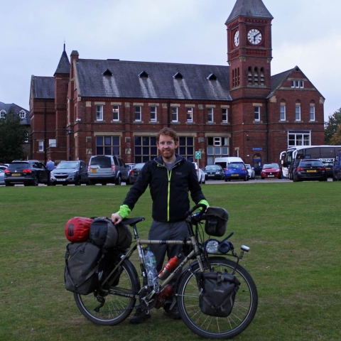 Iain Johnston successfully completed his monumental challenge when he cycled into his home town of Ripon after pedalling for more than 1,600 hours through 29 countries