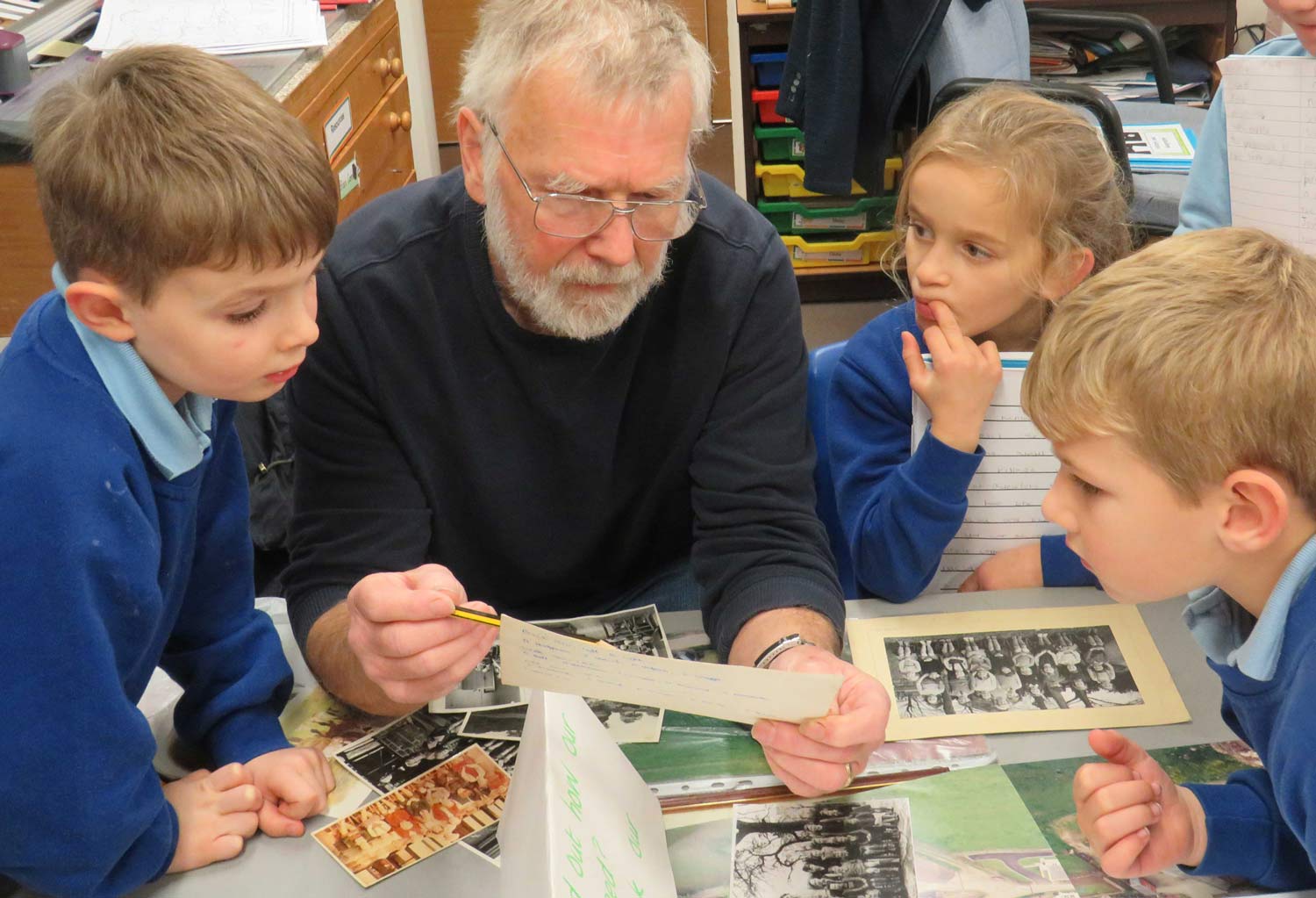 Bishop Thornton Children Study History at First Hand