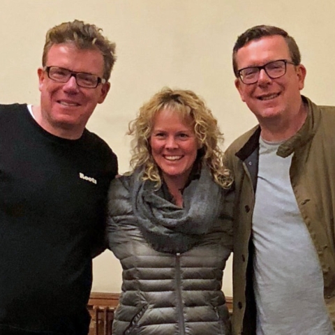 Walking 500 miles for mental health ... Sarah tunes up for her challenge with support from The Proclaimers