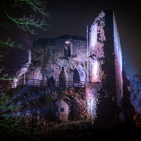 Knaresborough Castle Lights