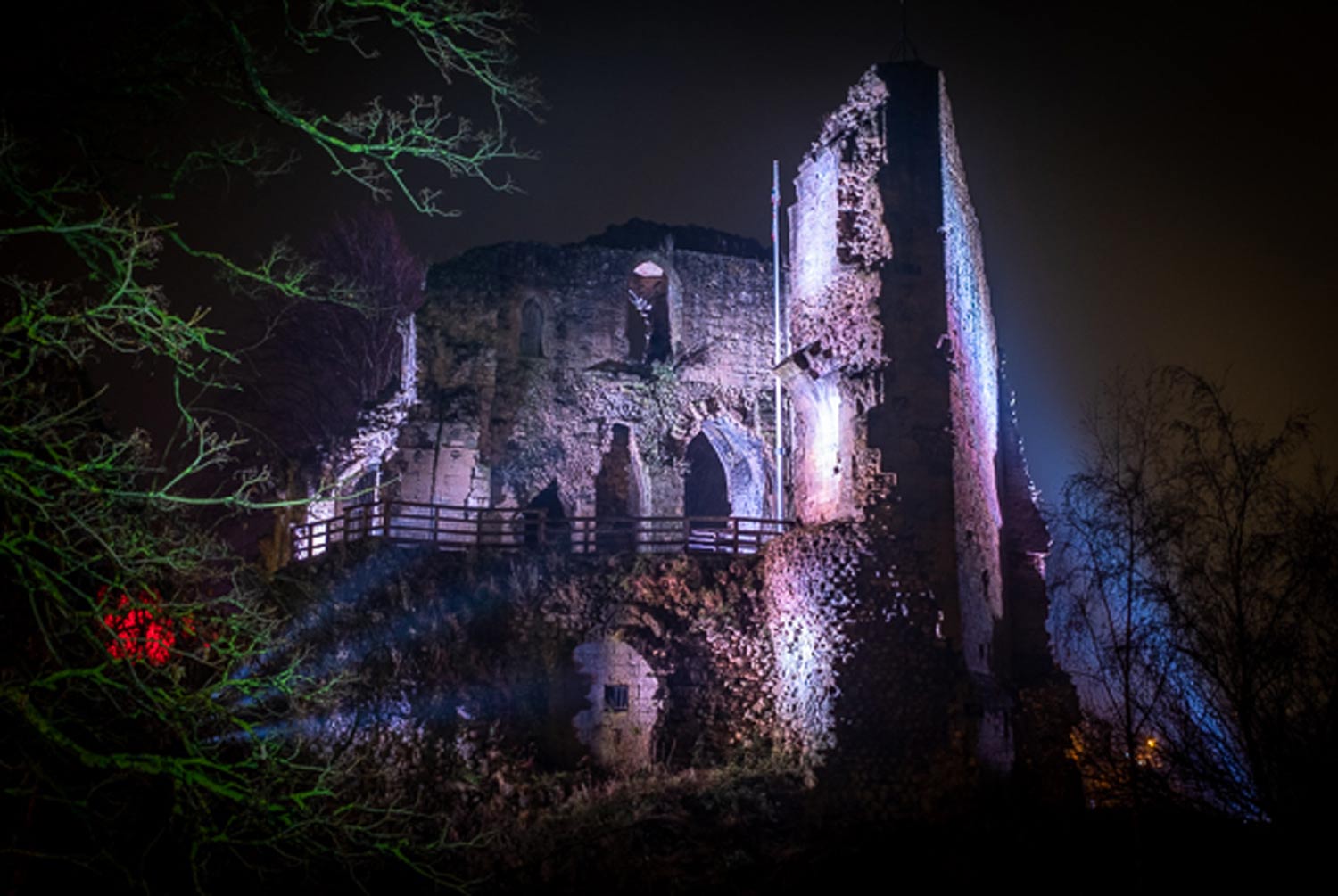 Knaresborough Castle Lights