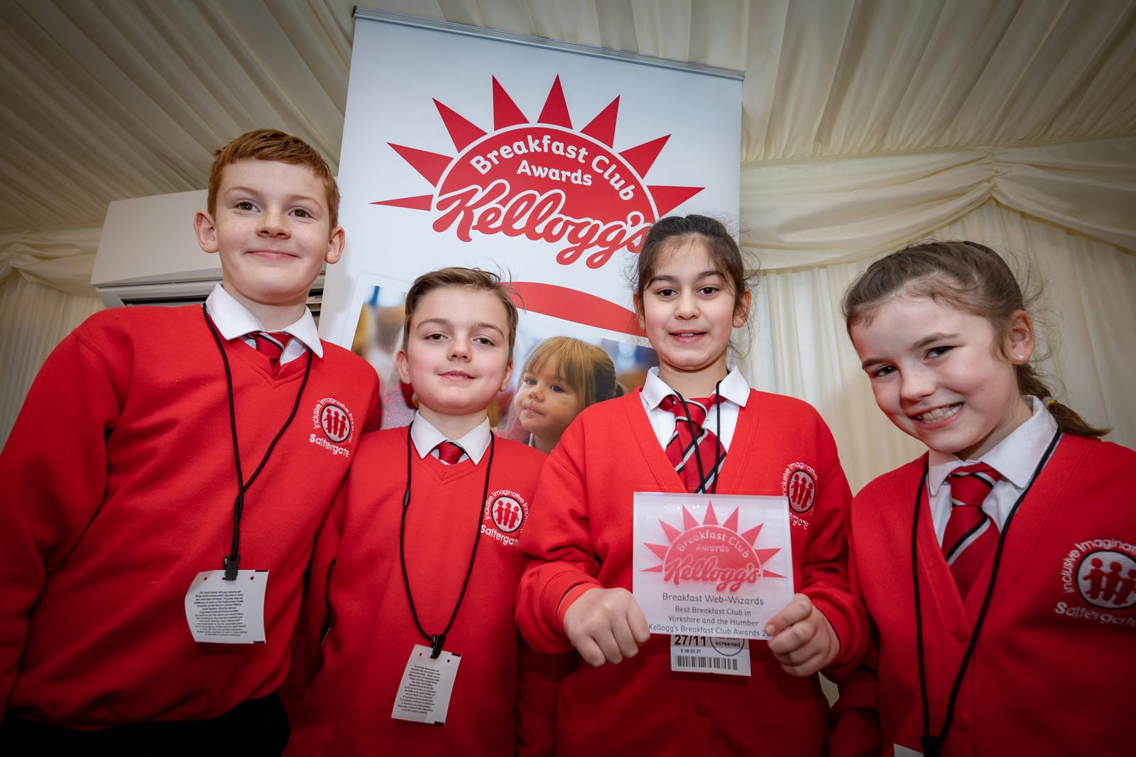 Saltergate Junior School breakfast club scooped the regional crown and cash prize of £1,000