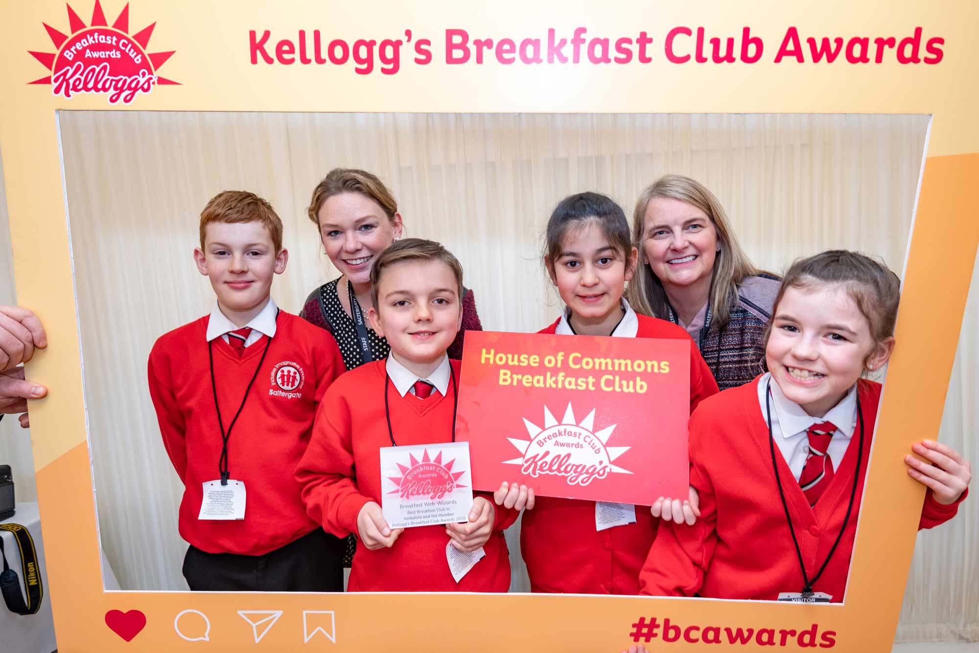 Saltergate Junior School breakfast club scooped the regional crown and cash prize of £1,000 Harrogate