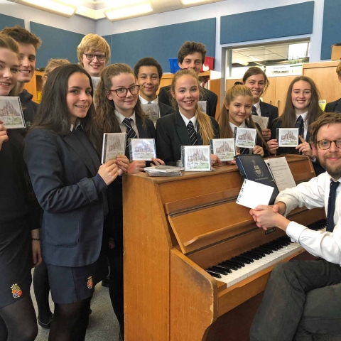Students at a school with a growing reputation for stunning choral performances have released their debut album of Christmas carols, recorded in the magnificent setting of Ripon Cathedral