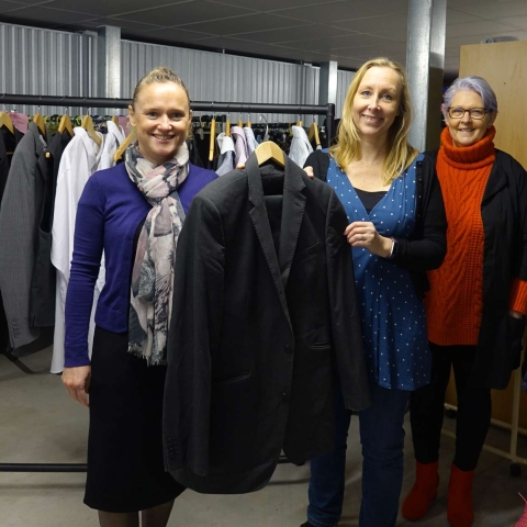 Hotel Presents Suits Donated During Charity Week To Harrogate Clothes Bank