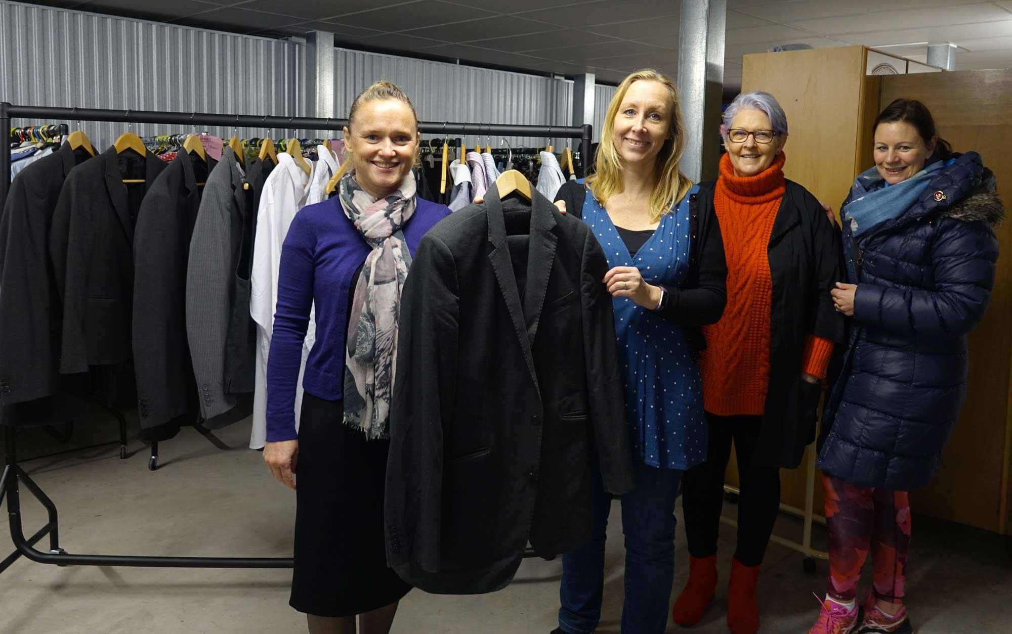 Hotel Presents Suits Donated During Charity Week To Harrogate Clothes Bank