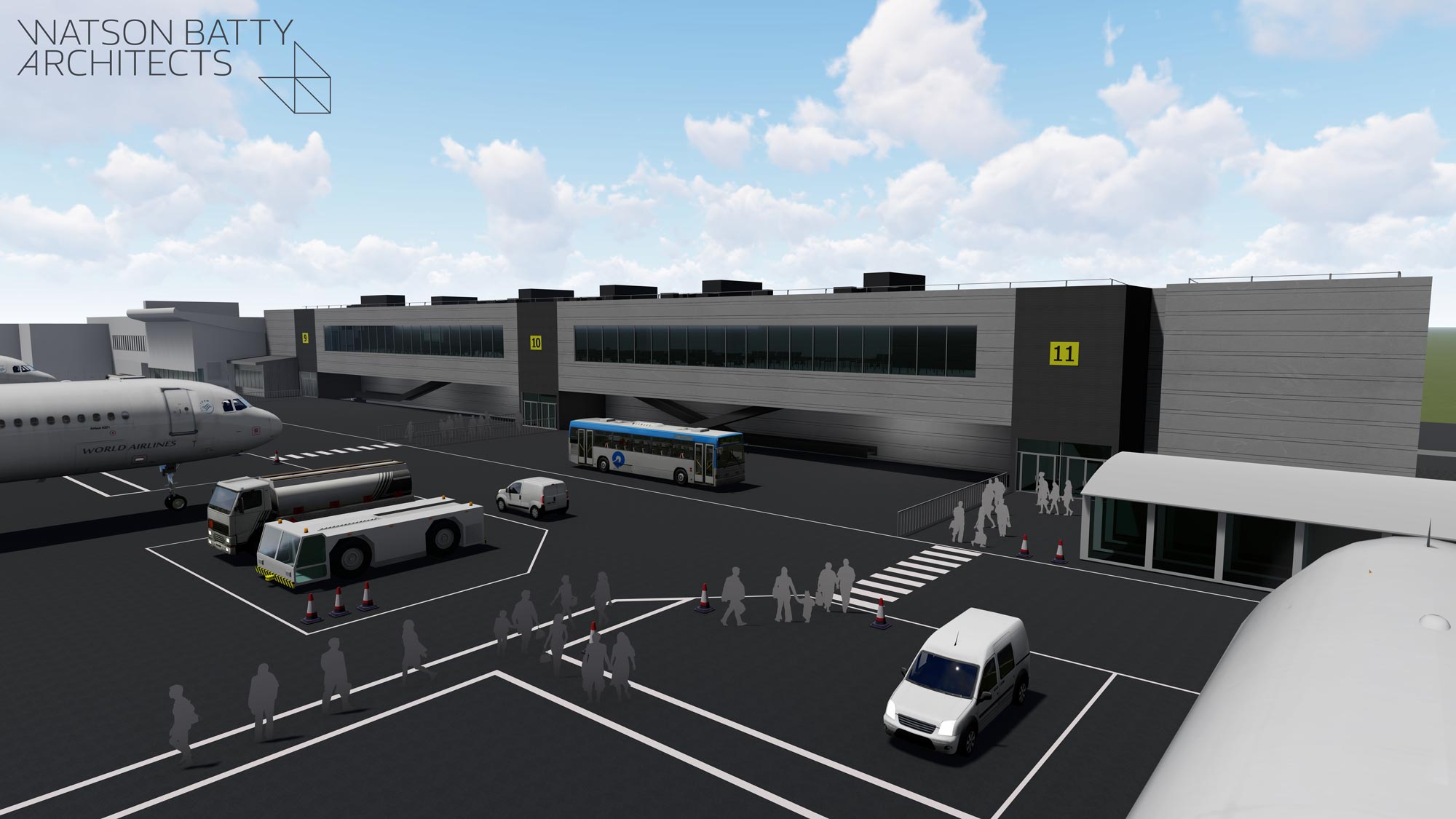 Plans for a major extension to the main airport terminal building at Leeds Bradford Airport (LBA) have been approved by Leeds City Council.
