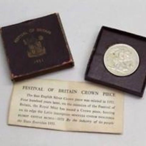 Festival of Britain 1951 silver coins