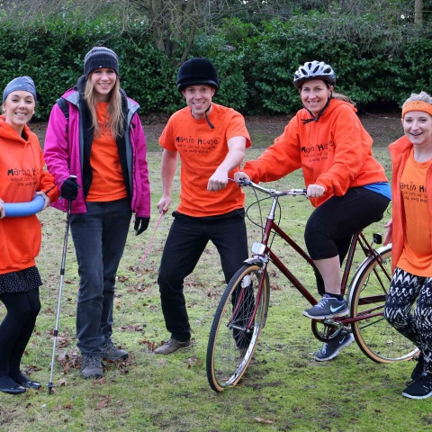 Martin House staff get set to complete their Miles for Smiles