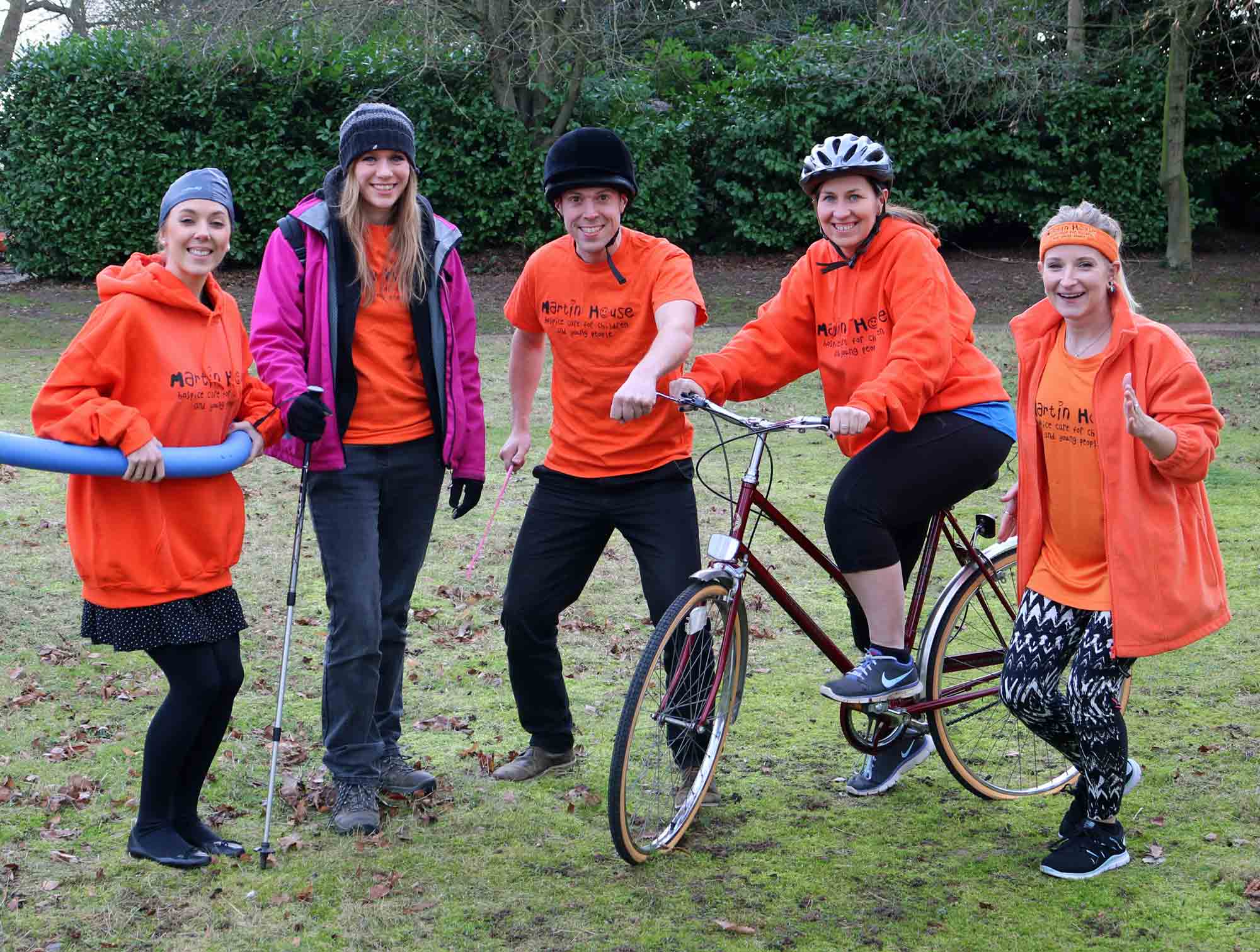 Martin House staff get set to complete their Miles for Smiles